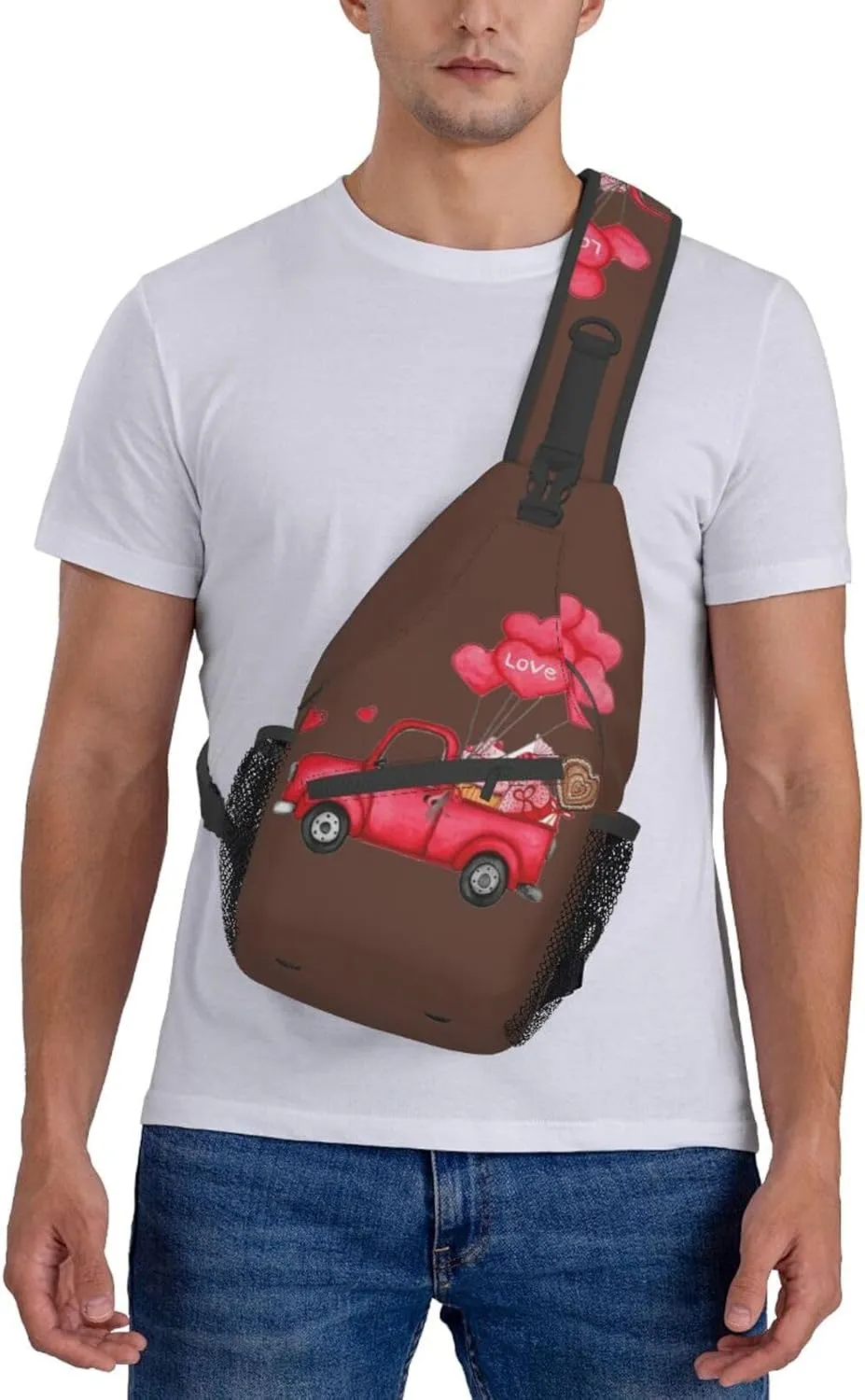 Fruits Watermelon Crossbody Sling Backpack Sling Bag Travel Hiking Chest Bag Daypack For Women Men