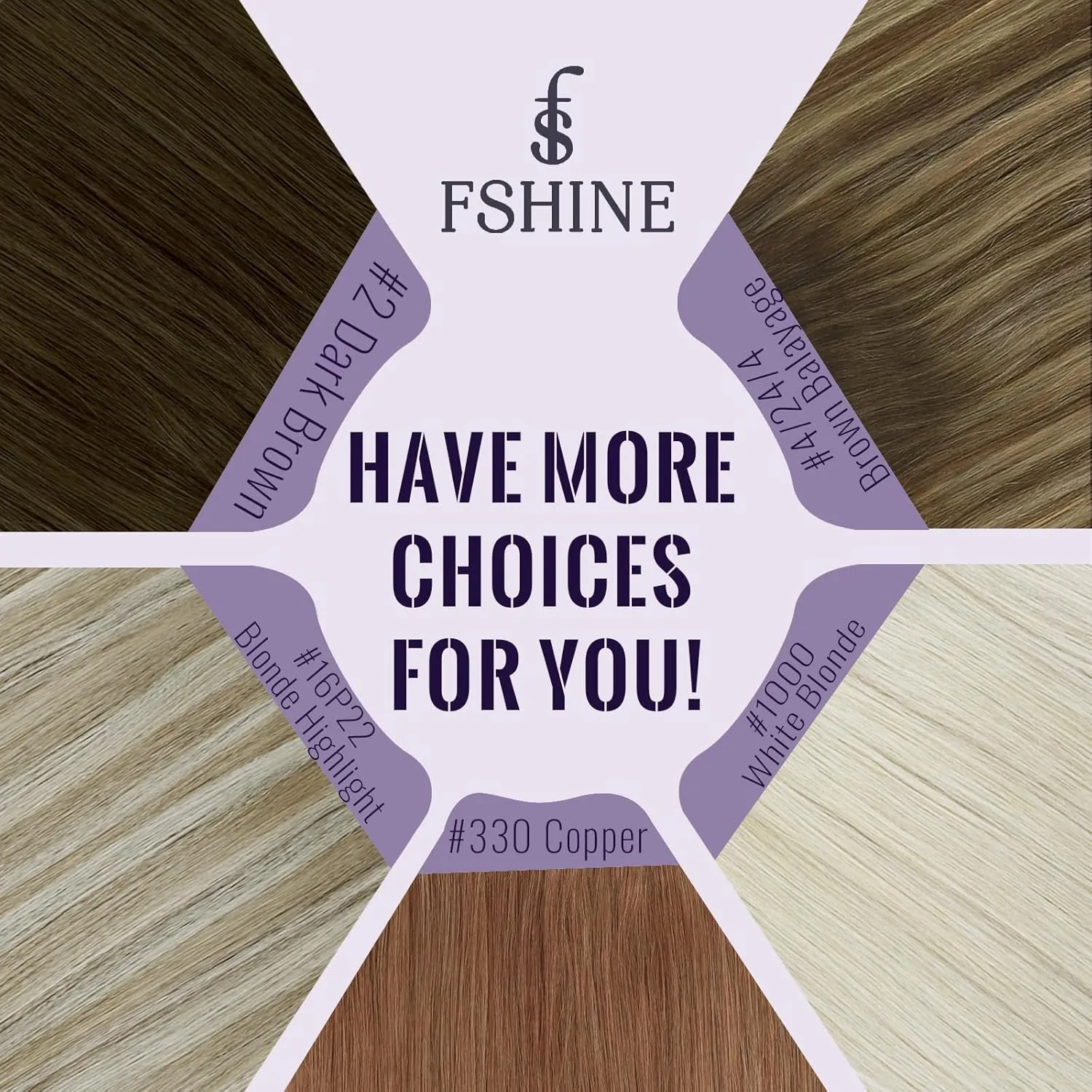 Fshine Genius Weft Real Human Hair Genius Weft for Women Darkest Brown Color 2 14 Inch 50 Gram Bundle Remy Human Bundle Natural Human Weave