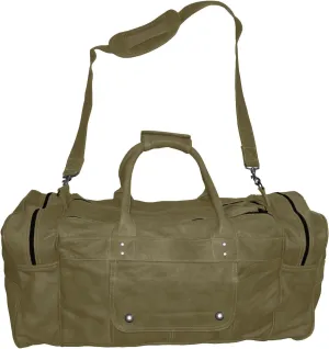 Full Hide Leather Travel/Flight Duffle Bag