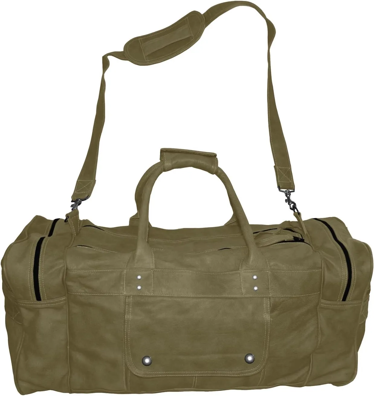 Full Hide Leather Travel/Flight Duffle Bag