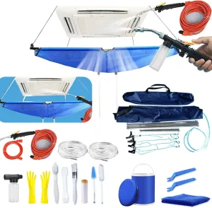 Full Set 20pcsmini Split Cleaning Kit，Mini Split Ac Unit Cleaning Bag