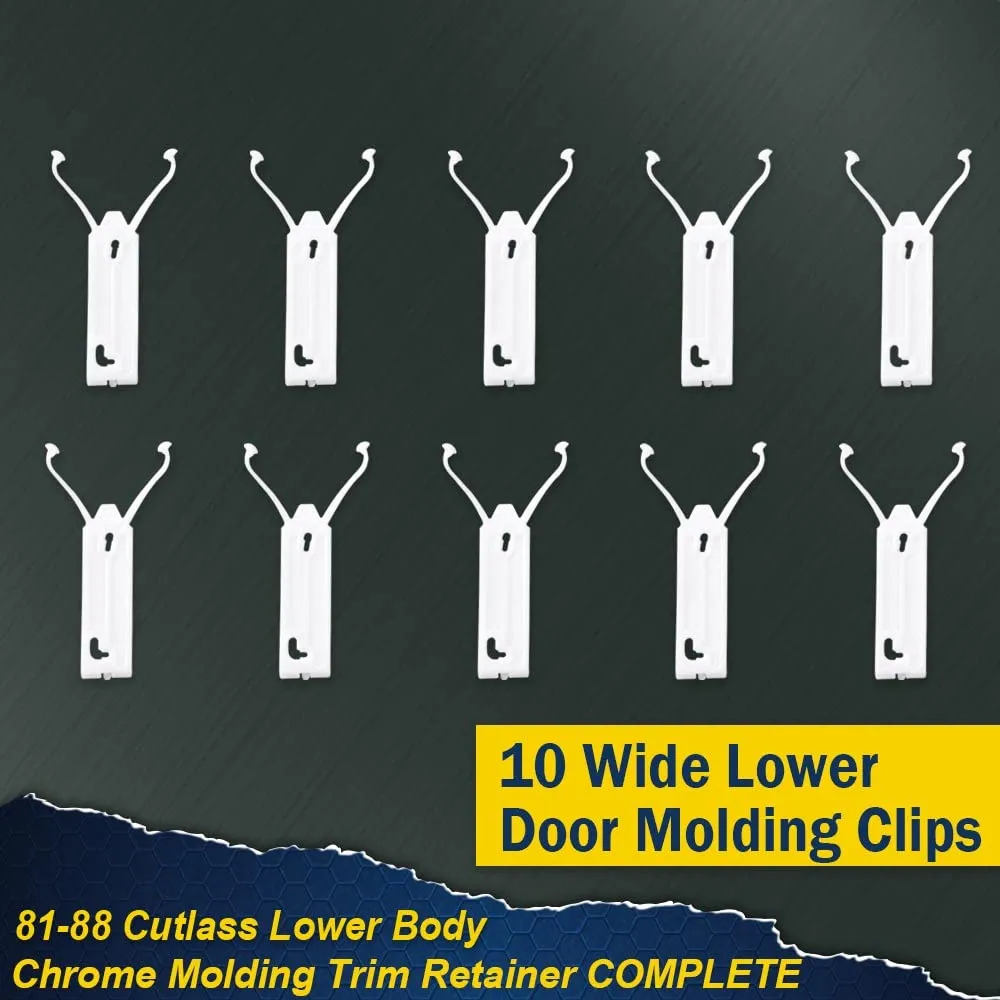 G-PLUS Lower Body Molding Trim Retainer Clip Compatible with Oldsmobile Cutlass 1981-1988 Complete Lower Body Molding Clip Install Set 22 PCS