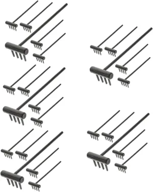 Gadpiparty 30pcs Mini Zen Rake for Table Compact Landscape Rakes for Miniature Gardens Lightweight and Easy to Use Zen Garden Tools for Relaxation and Decoration