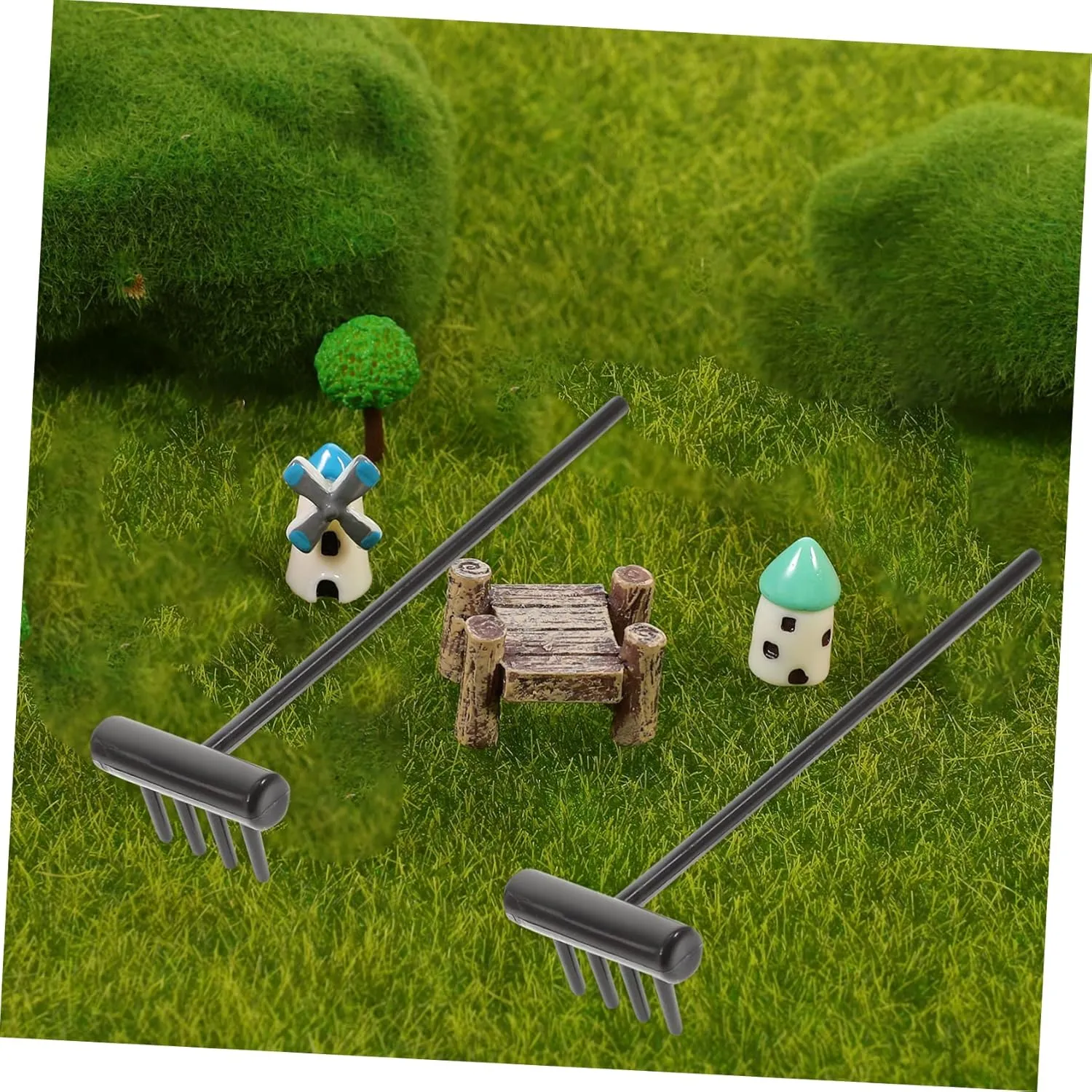 Gadpiparty 30pcs Mini Zen Rake for Table Compact Landscape Rakes for Miniature Gardens Lightweight and Easy to Use Zen Garden Tools for Relaxation and Decoration