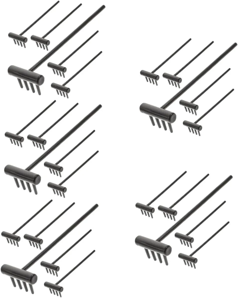 Gadpiparty 30pcs Mini Zen Rake for Table Compact Landscape Rakes for Miniature Gardens Lightweight and Easy to Use Zen Garden Tools for Relaxation and Decoration