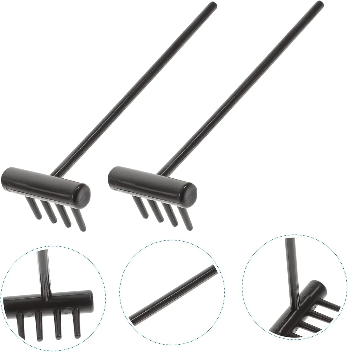 Gadpiparty 30pcs Mini Zen Rake for Table Compact Landscape Rakes for Miniature Gardens Lightweight and Easy to Use Zen Garden Tools for Relaxation and Decoration