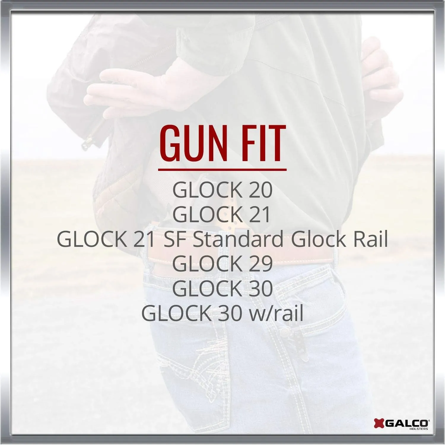 Galco kingtuk iwb Holster