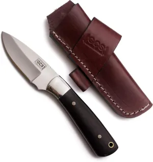 GCS Handmade Micarta Handle D2 Tool Steel Tactical Hunting Knife with leather sheath Full tang blade designed for Hunting & EDC GCS 303