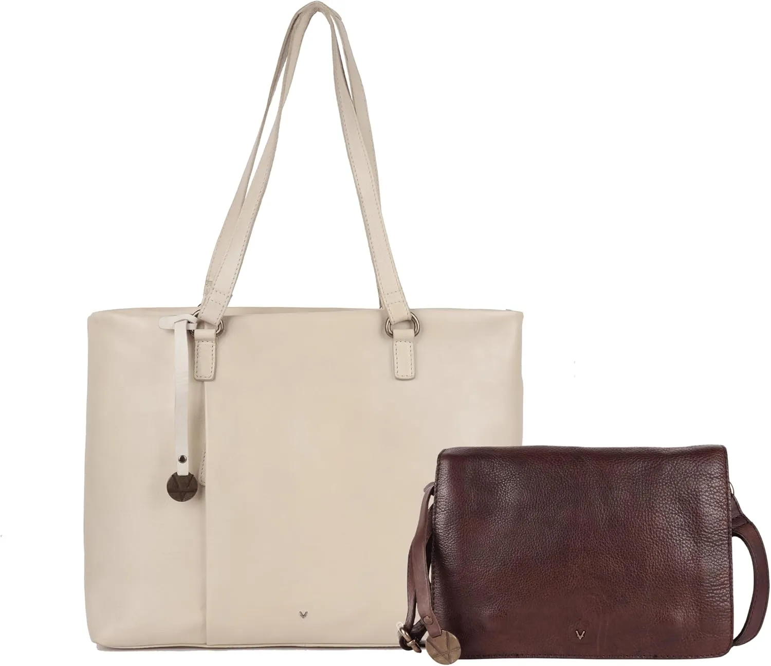 Genuine Italian Leather Bag Collection - Tote, Crossbody, and Satchel Purses - Ladies' Shoulder Bags with Top Handle & Adjustable Strap - Stylish and Versatile for Casual or Office Use