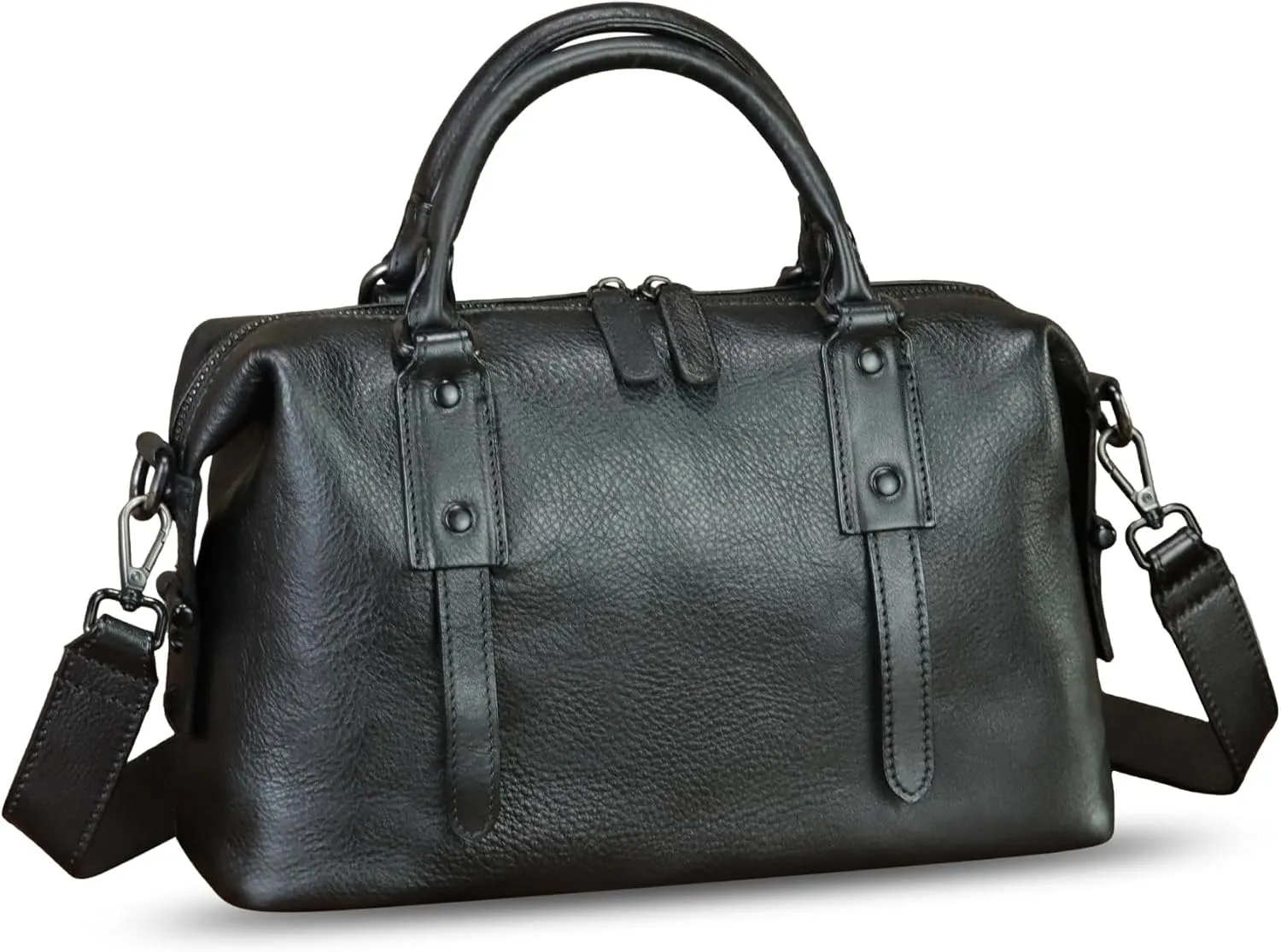 Genuine Leather Handbag for Women Top Handle Satchel Handmade Vintage Crossbody Handbags Retro Leather Purse