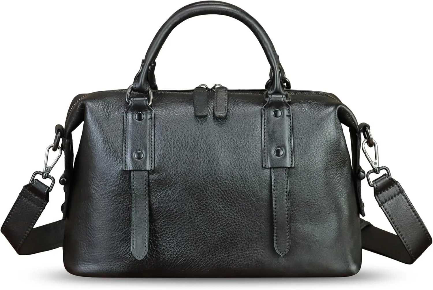 Genuine Leather Handbag for Women Top Handle Satchel Handmade Vintage Crossbody Handbags Retro Leather Purse