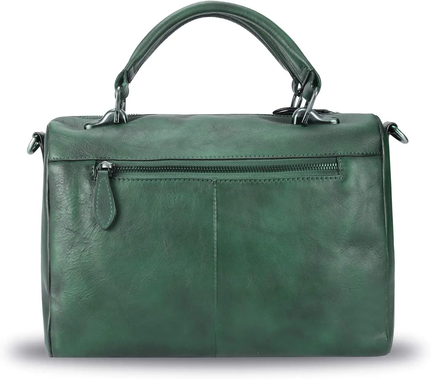 Genuine Leather Purse and Handbag for Women Vintage Handmade Leather Top Handle Satchel Purses Shoulder Bag Strap
