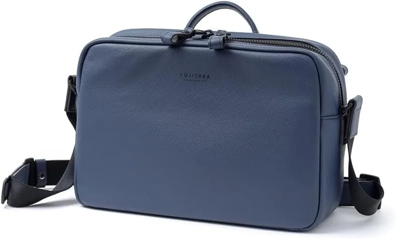 Genuine Leather Shoulder Bag B5 With Handle Locus, Made In Japan, No.672103