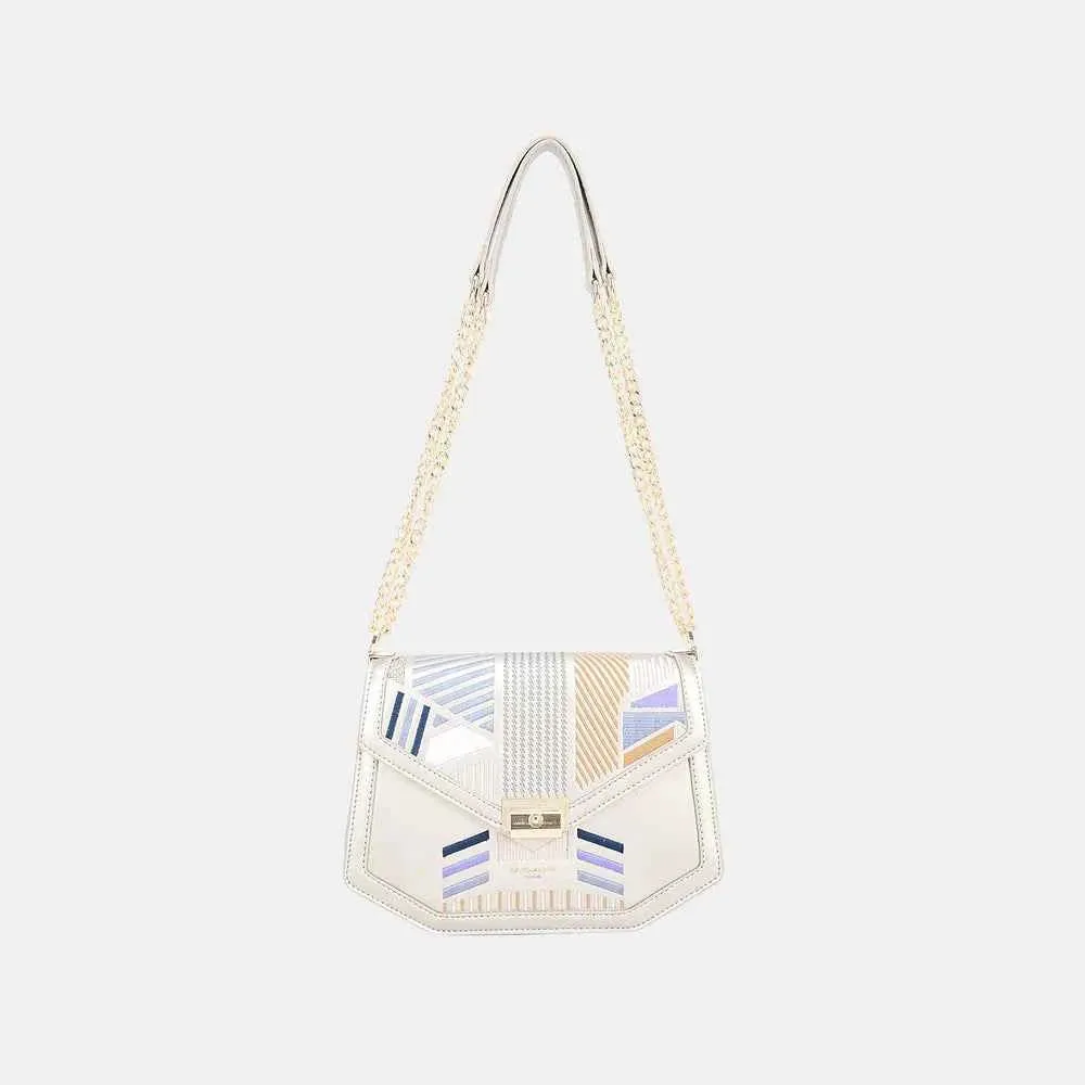 Geometric David Print Future-proof Bold Crossbody Jones Bag