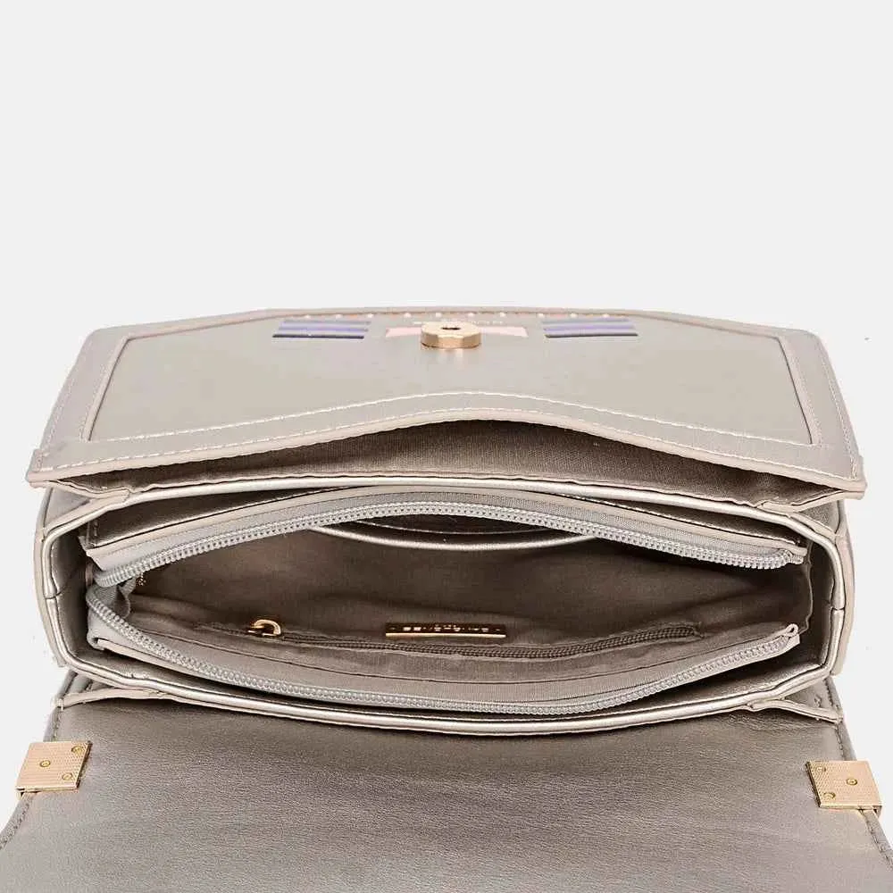 Geometric David Print Future-proof Bold Crossbody Jones Bag