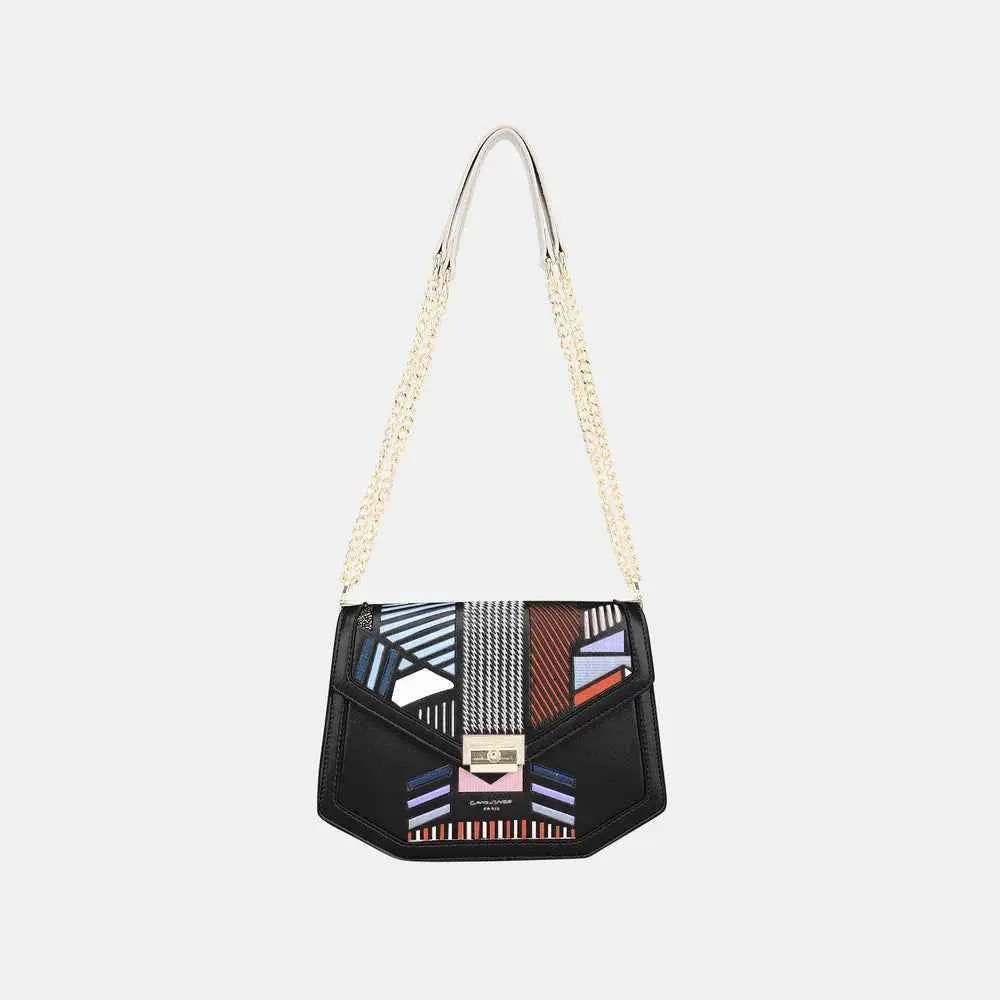 Geometric David Print Future-proof Bold Crossbody Jones Bag