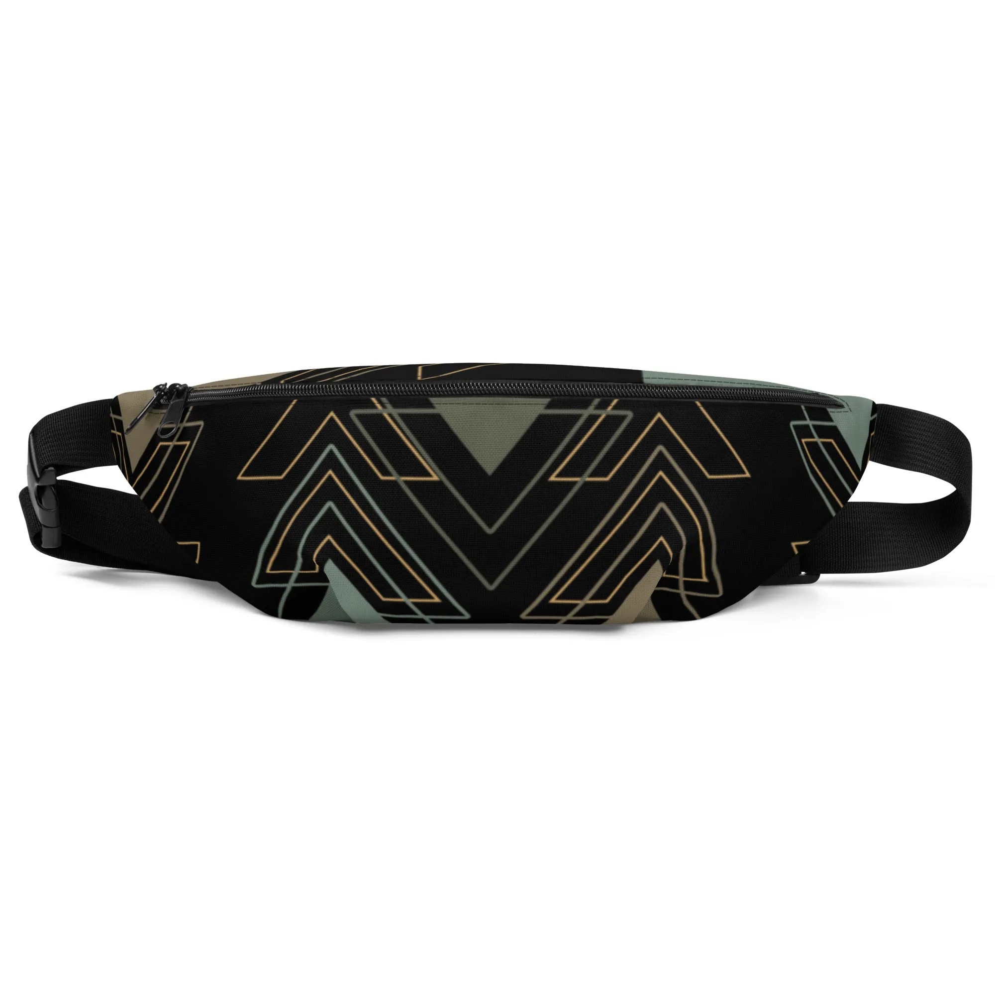 Geometric Print - Fanny Pack Crossbody Bag
