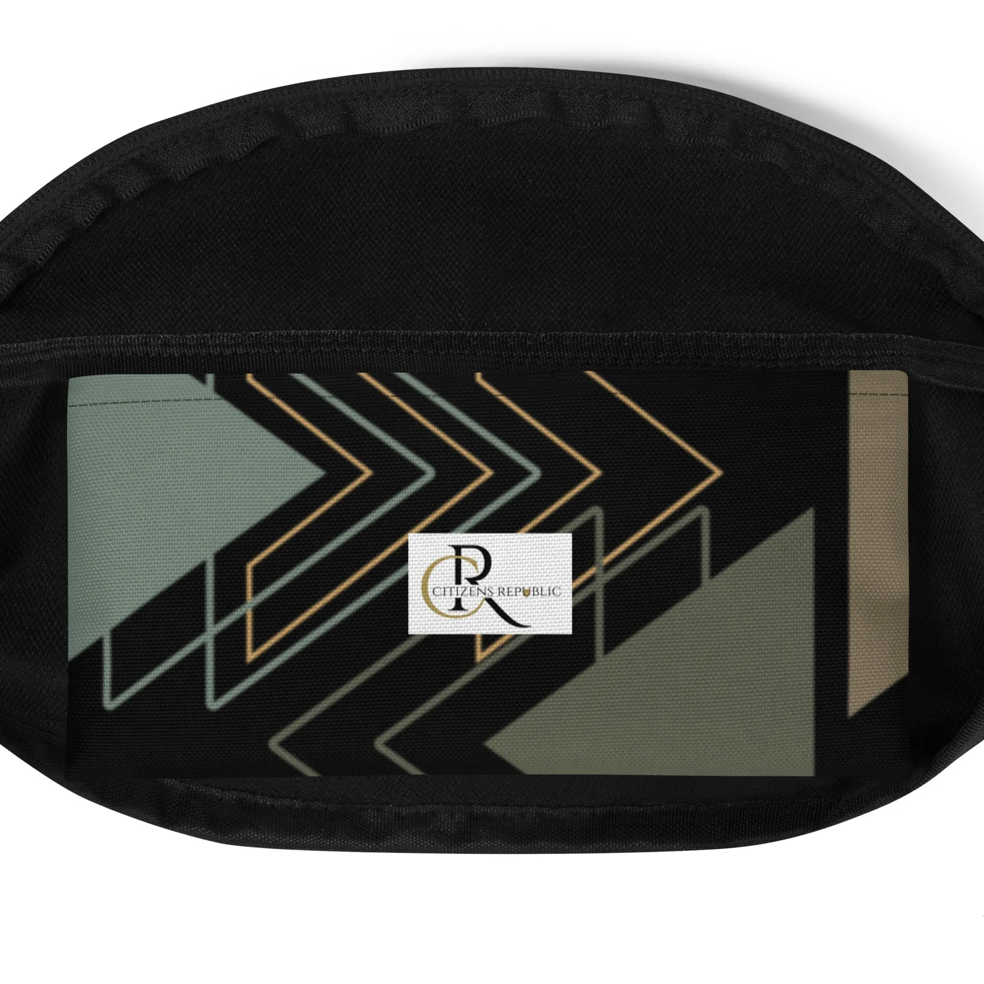 Geometric Print - Fanny Pack Crossbody Bag