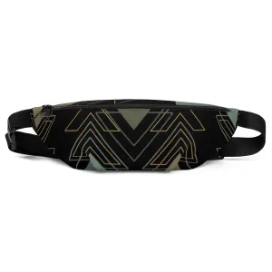 Geometric Print - Fanny Pack Crossbody Bag