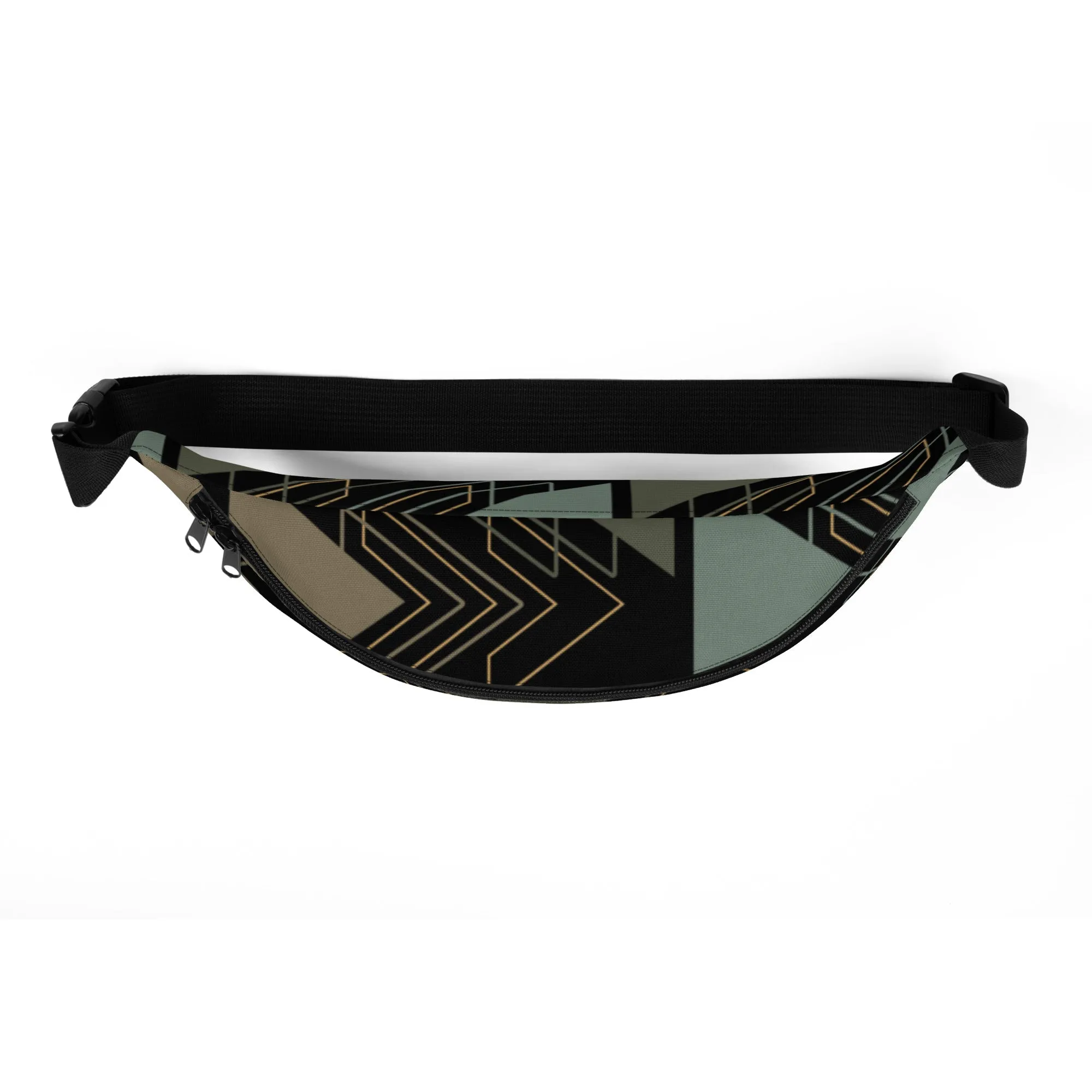 Geometric Print - Fanny Pack Crossbody Bag