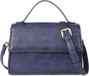 Gladdon Small Leather Crossbody Purse for Women Trendy Ladies Top Handle Shoulder Bags