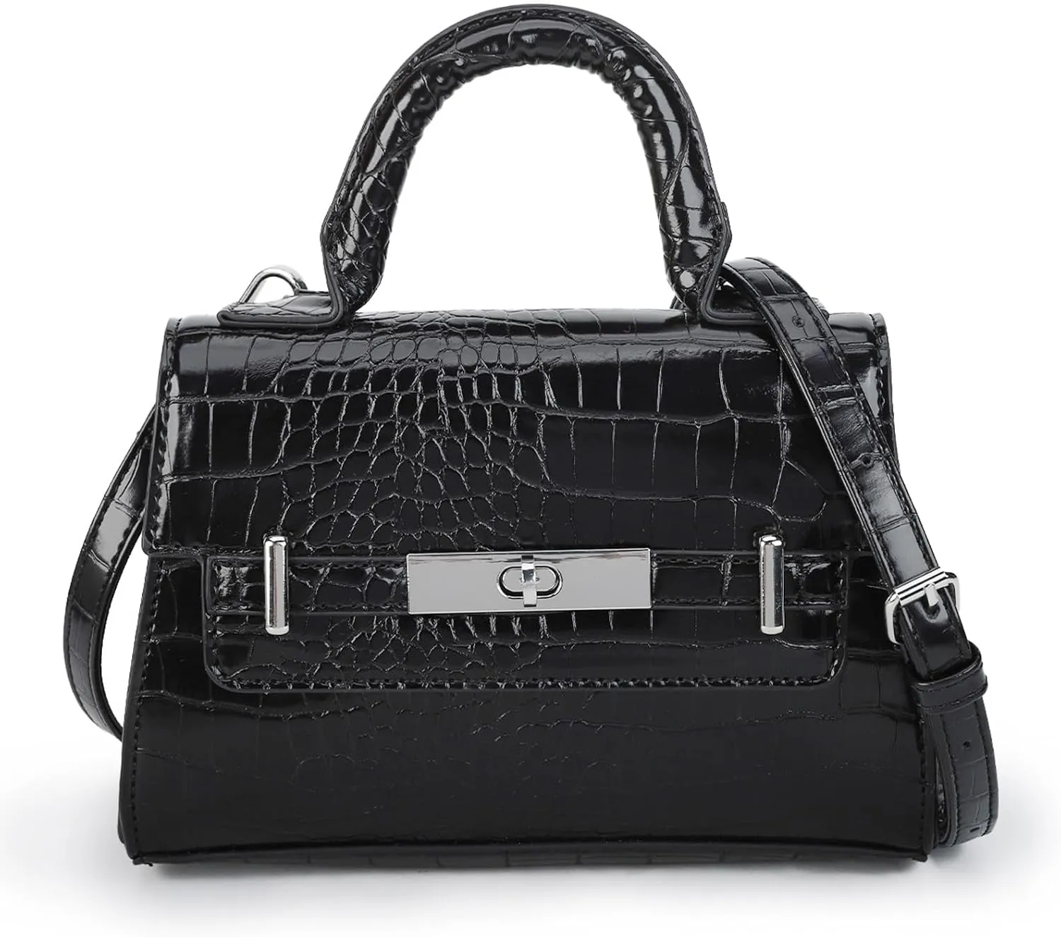 GLITZALL Small Cute Crossbody Purse for Women with Top Handle Designer Mini Tote Bag for Summer