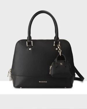Grace Medium Dome Satchel Bag   Mini Bag Charm