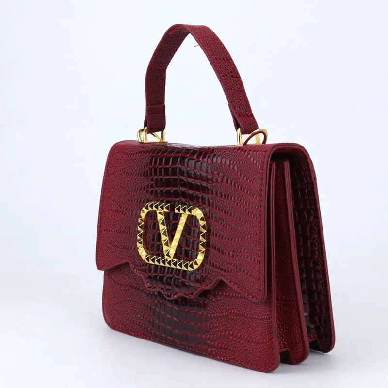 Gradient VLogo Top Handle Bags with Mini SIde Bag  #V-110120 #22