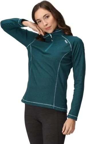 Great Outdoors Womens/Ladies Montes Half Zip Fleece Top (4 US) (Gulfstream)