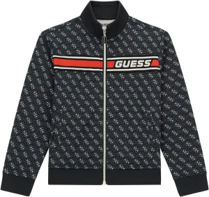 GUESS Boys' Ls Active Top W/Zip Mini Me