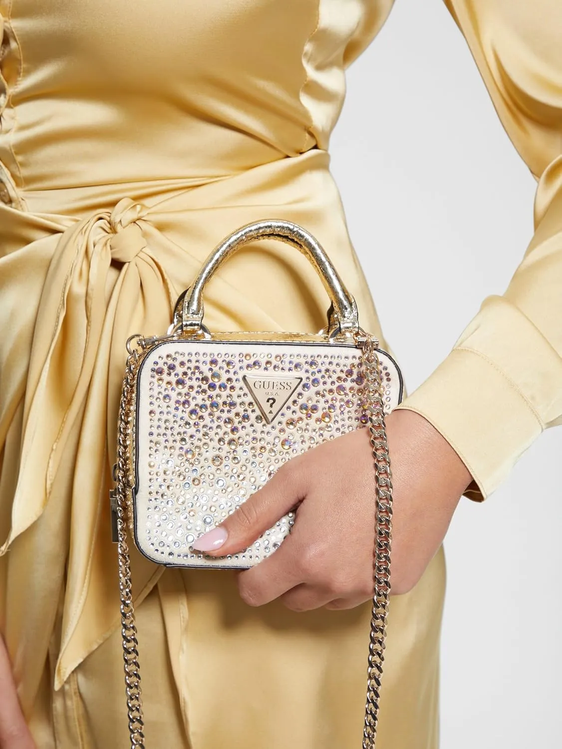 GUESS Lua Mini Crossbody Top Zip