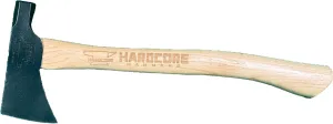 Hardcore Hammers Super Naturalist 2.0 Camping Hatchet - 100% Made in The USA (Black FNC Treated Head/Natural Handle)