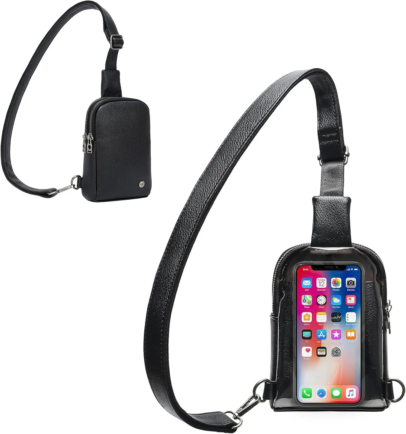 Haytijoe Touchscreen Sling Bag for Women Travel Crossbody Cell Phone Purse Anti Theft Cross Body Bag for Woman