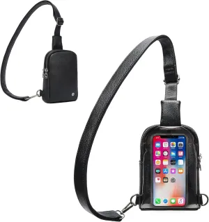Haytijoe Touchscreen Sling Bag for Women Travel Crossbody Cell Phone Purse Anti Theft Cross Body Bag for Woman