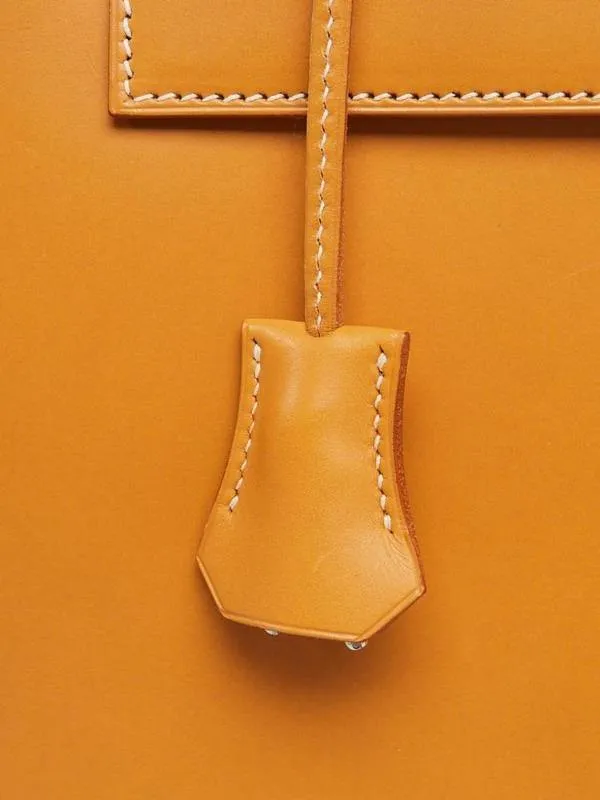 Hermes Natural Chamonix Leather Kelly Sellier 32 Bag