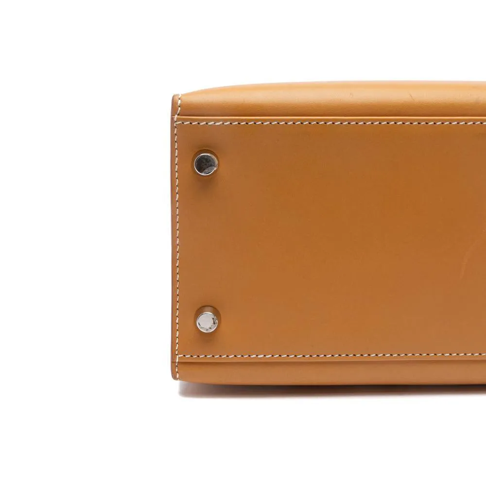 Hermes Natural Chamonix Leather Kelly Sellier 32 Bag