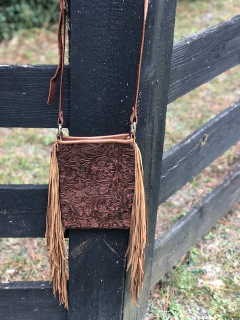 Hide Junkie Saddle Brown Leather Small Handbag
