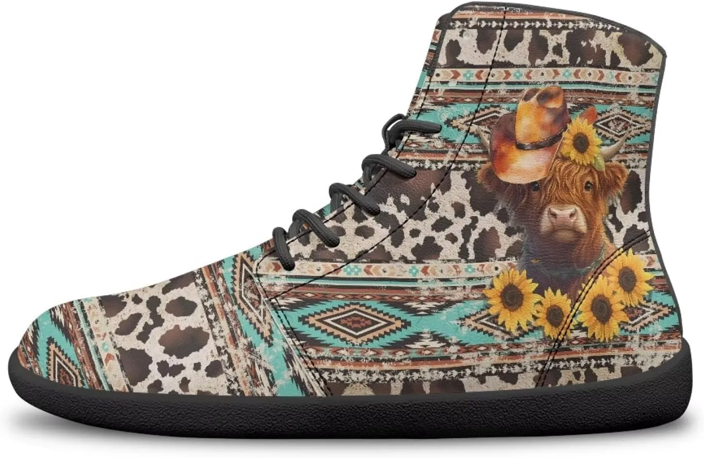 High Top Sneakers for Women Waterproof Barefoot Leather Shoes Women