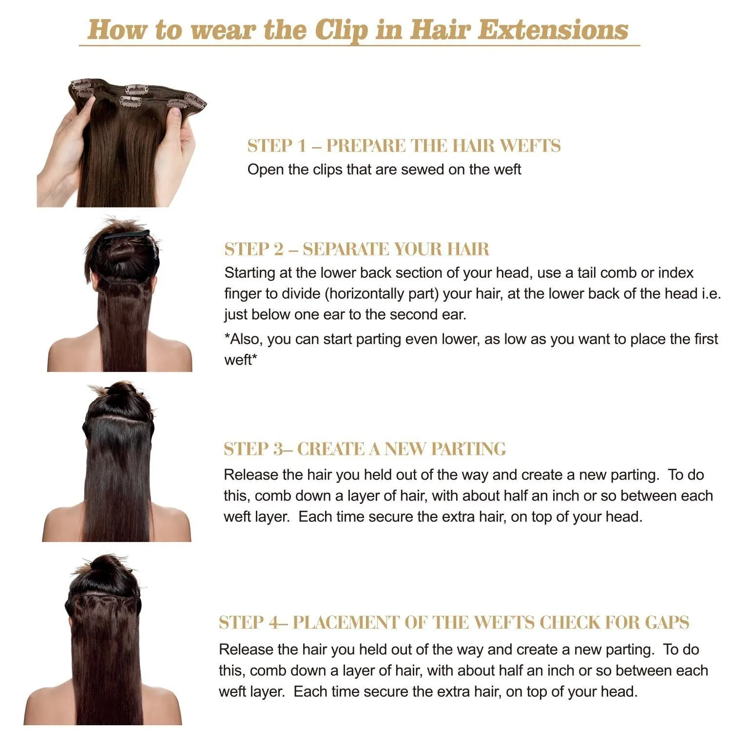 Highlight Clip in Hair Extensions Real Human Hair 70G Light Brown to Blonde Highlights 100% Remy Human Hair Extensions Straight 7pcs 16clips 18 Inch