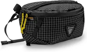 HIKEMAN Crossbody Fanny Pack for Men Hiking Waist Packs Multifunctional Outddoor Chest Bag Attached to Any Backpack Carry Fanny Pack for Walking Traveling Casual Cycling Running Hiking (Black)
