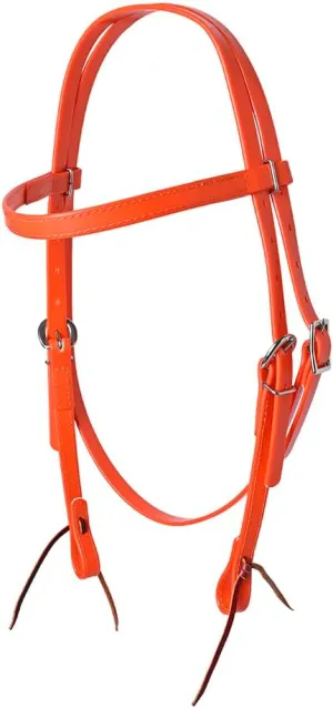 HILASON Western Horse Headstall Breast Collar Split Rein Biothane Leather | Leather Headstall | Leather Breast Collar | Leather Split Reins | Leather Reins | Horse Tack Set