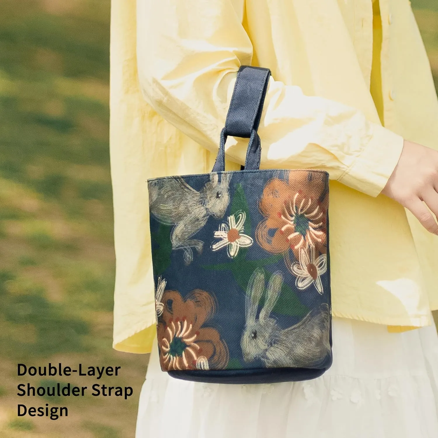 Hobo Crossbody Shoulder Tote Bag Canvas Tote Handbags Bucket Bag Purses for Women Trendy Shoulder Bag Canvas Handbag