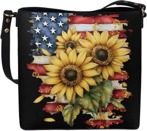 HUGS IDEA Handbags for Women's Leather Hobo Bags Shoulder Bucket Crossbody Purse