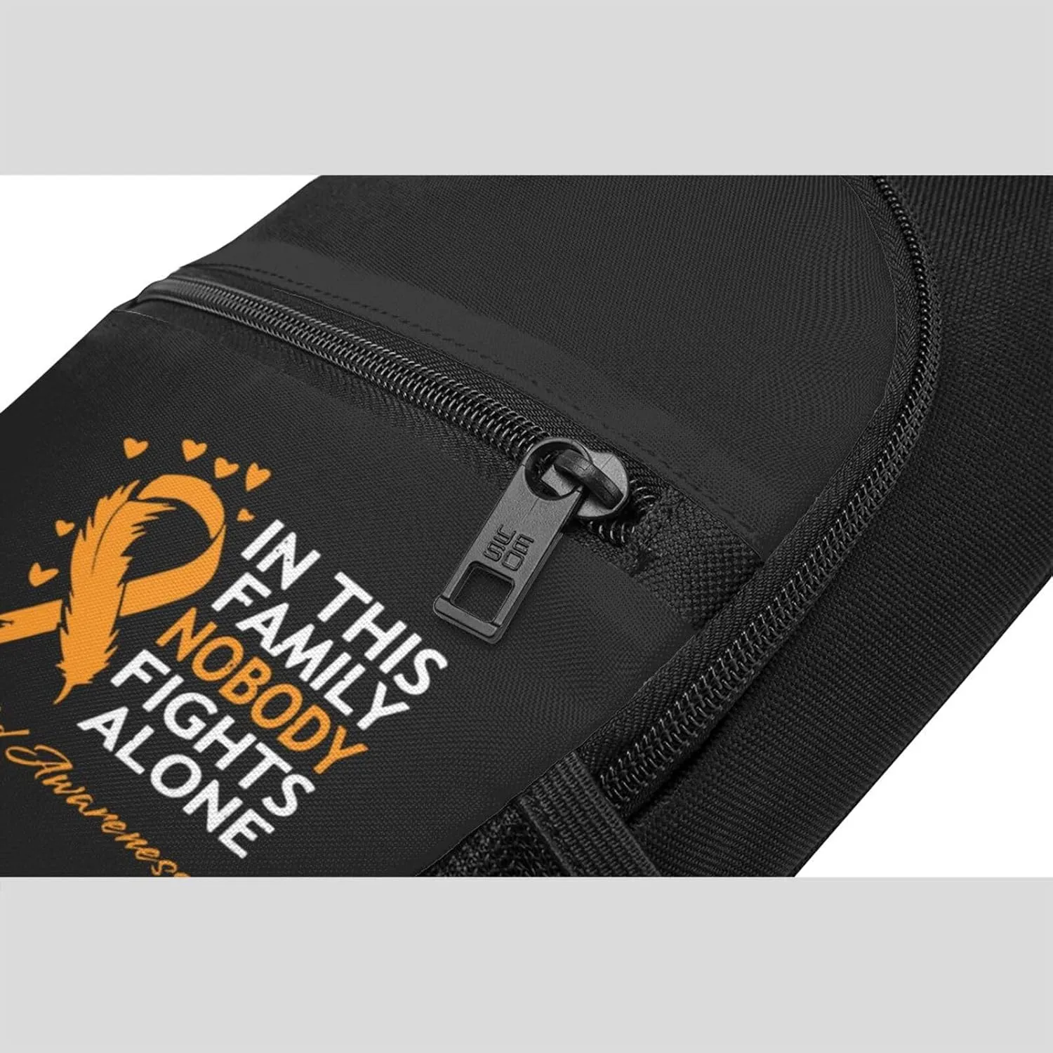 In This Family Nobody Fights Alone Adhd Awareness Chest Pack Leisure Shoulder Crossbody Chest Bag