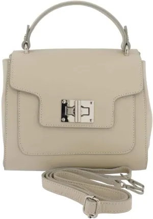 Italian Genuine Leather Satchel Top Handle Handbag Purse For Women