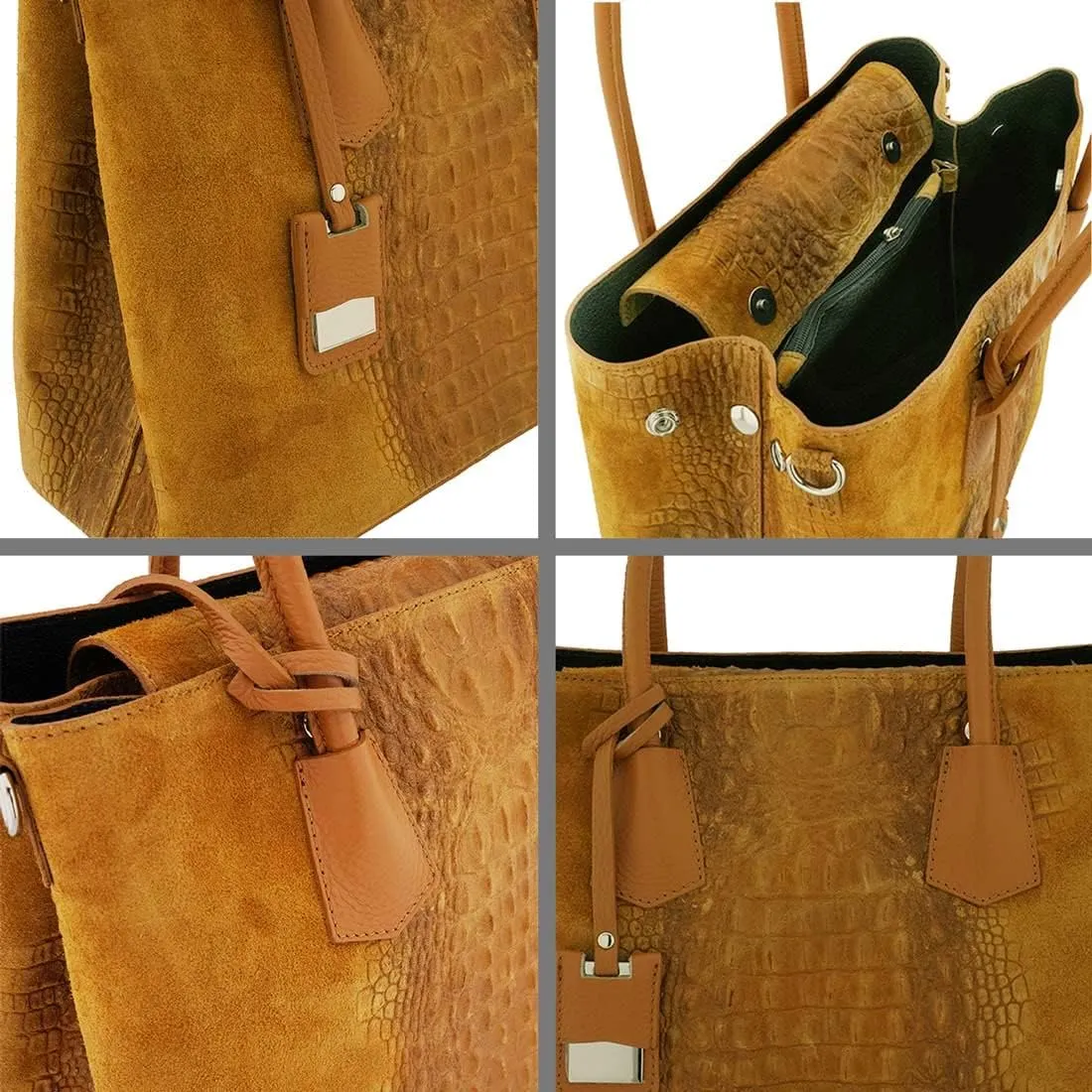 Italian Genuine Leather Top Handle Backpack Purse Shoulder Bag Handbag Rucksack For Women