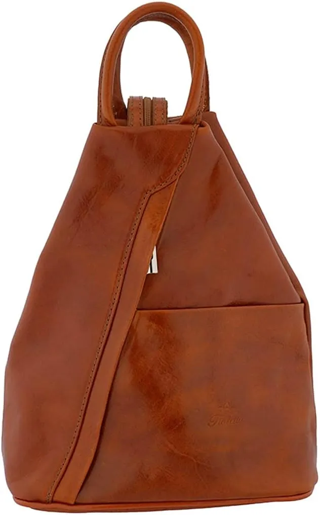 Italian Genuine Leather Top Handle Backpack Purse Shoulder Bag Handbag Rucksack For Women