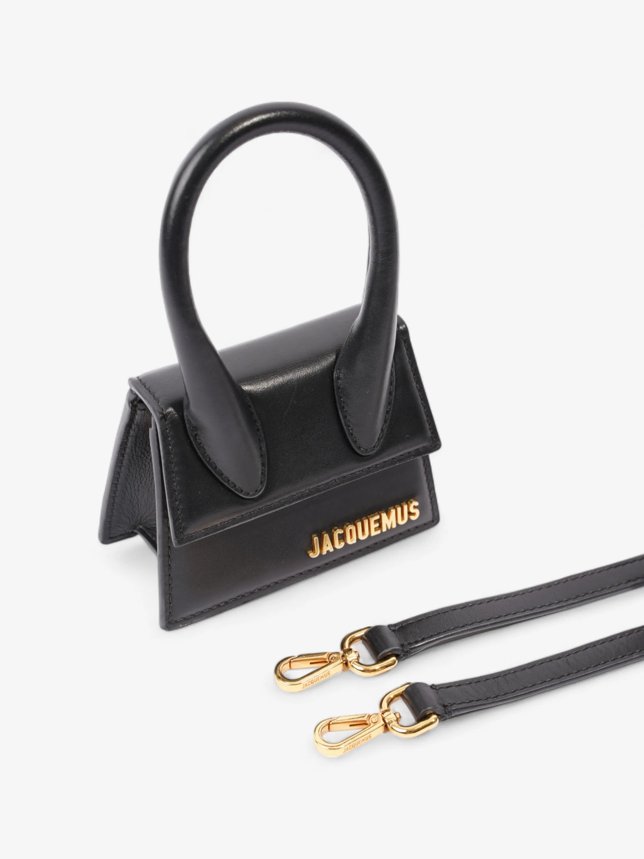 Jacquemus Le Chiquito Black Leather Mini