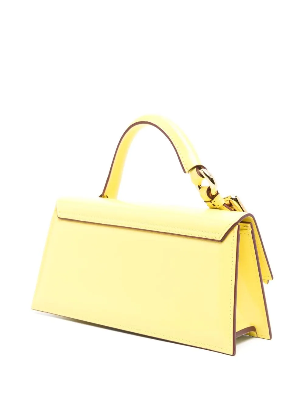 JACQUEMUS Mini Leather Handbag with Foldover Top