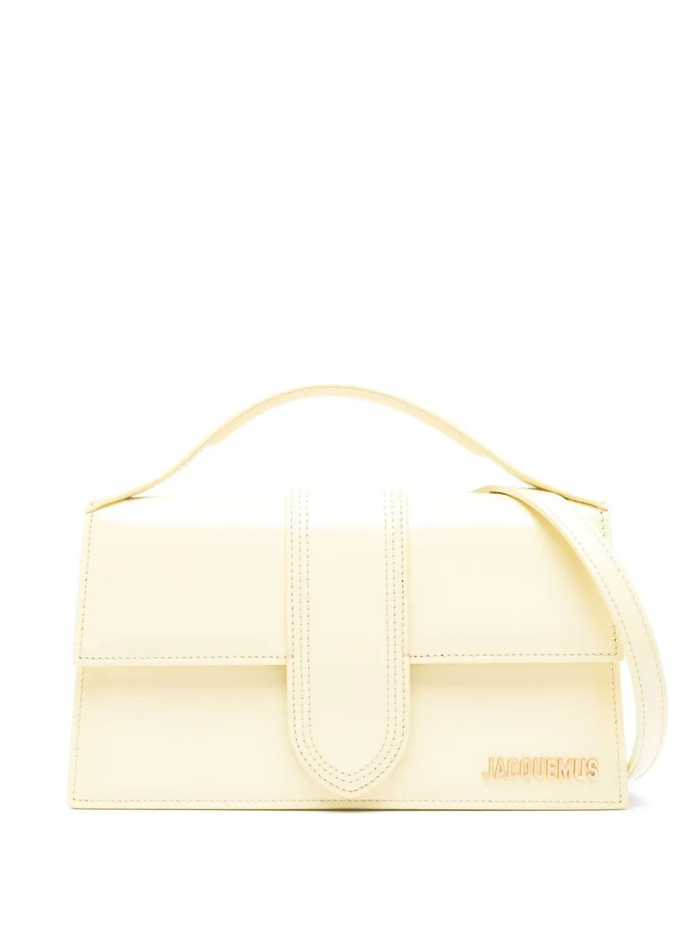 JACQUEMUS Mini Leather Handbag with Gold-Tone Accents